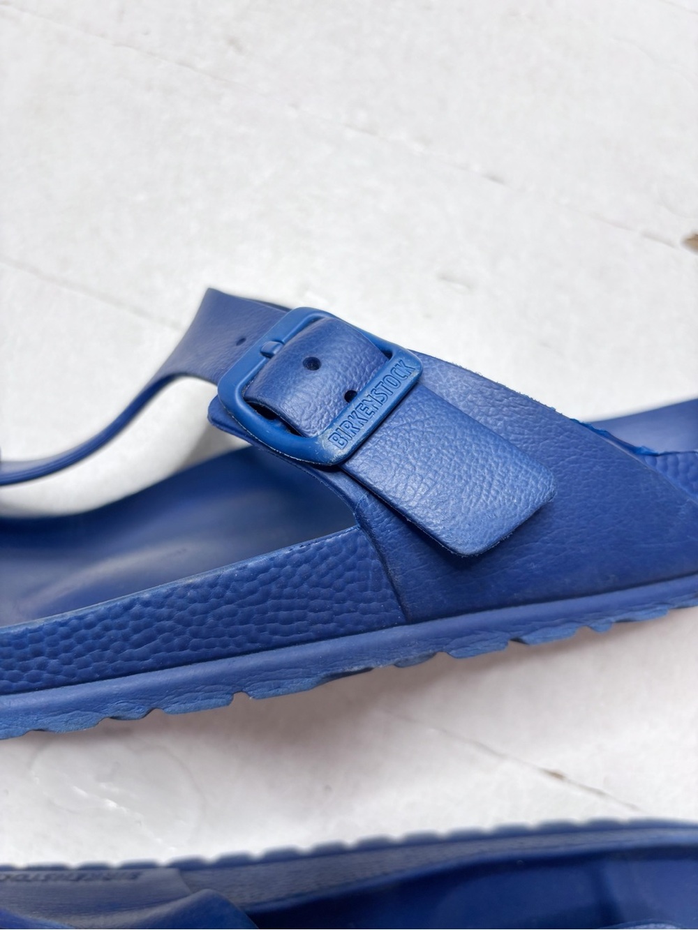Birkenstock Gizeh EVA Sandal Bright Navy Blue Size 41 - Picture 5 of 9